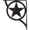 Ekena Millwork Austin Wrought Iron Bracket, (Single center brace), Antiqued Silver 1 1/2"W x 10"D x 12"H BKTM01X10X12SAUASV - alternate 3